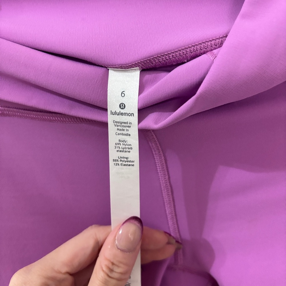 Lululemon Women's Magenta Glow Leggings and Bra Set size 6 - Picture 6 of 9